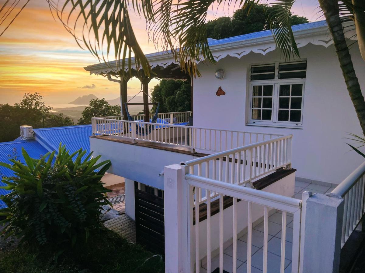 Villa Iguana, Duplex Paisible, Vue Magnifique Mer Et Rocher Du Diamant, Piscine Sainte-Luce Zewnętrze zdjęcie