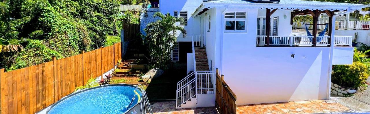 Villa Iguana, Duplex Paisible, Vue Magnifique Mer Et Rocher Du Diamant, Piscine Sainte-Luce Zewnętrze zdjęcie